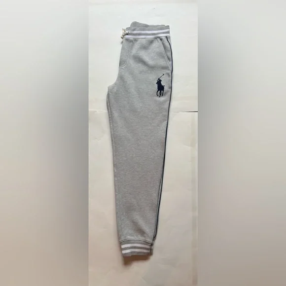 Polo by Ralph Lauren Gray Sweatpants with Tapered Leg - Picture 1 of 2